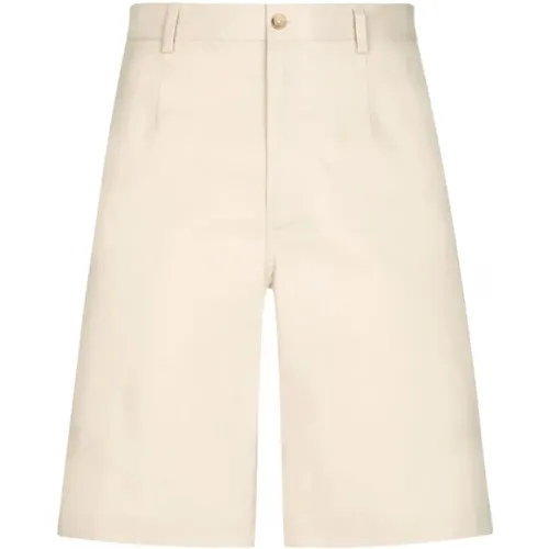 DG Essentials logo-plaque Bermuda shorts , male, Sizes: L - Dolce & Gabbana - Modalova
