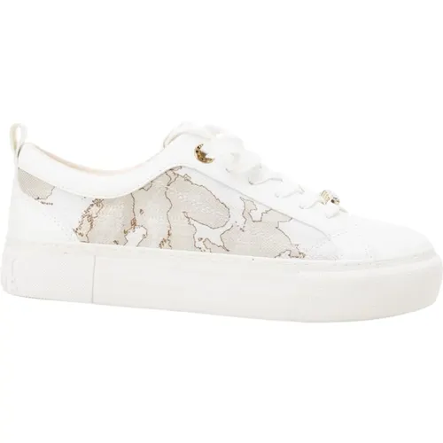 Geo Safari Leder Sneakers , Damen, Größe: 36 EU - Alviero Martini 1a Classe - Modalova