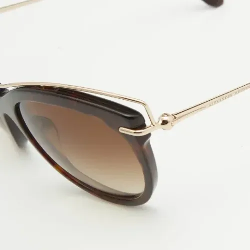 Pre-owned Acetat sonnenbrillen , Damen, Größe: ONE Size - Alexander McQueen Pre-owned - Modalova