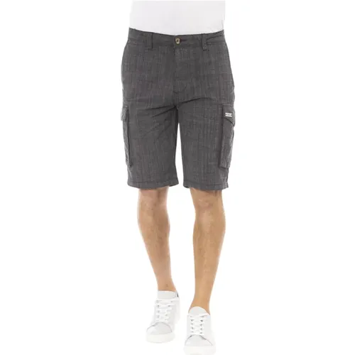 Cargo Bermuda Shorts - Nicht-Uniformer Stoff , Herren, Größe: W30 - Baldinini - Modalova