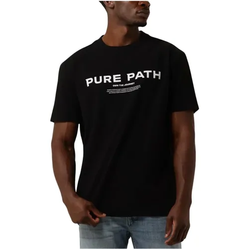 Herren Polo & T-Shirt mit Frontdruck , Herren, Größe: M - Pure Path - Modalova