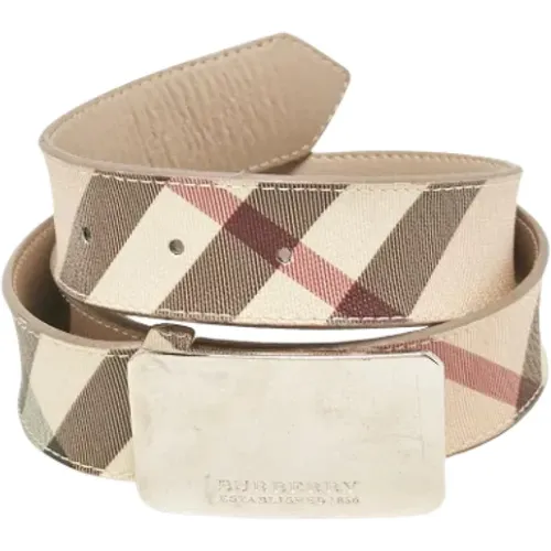 Pre-owned Fabric belts , female, Sizes: ONE SIZE - Burberry Vintage - Modalova