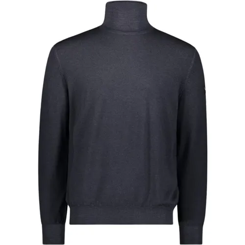 Men's Wool Turtleneck Sweater , male, Sizes: L - PAUL & SHARK - Modalova