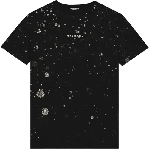 Schwarzes Paint Capsule T-Shirt - My Brand - Modalova