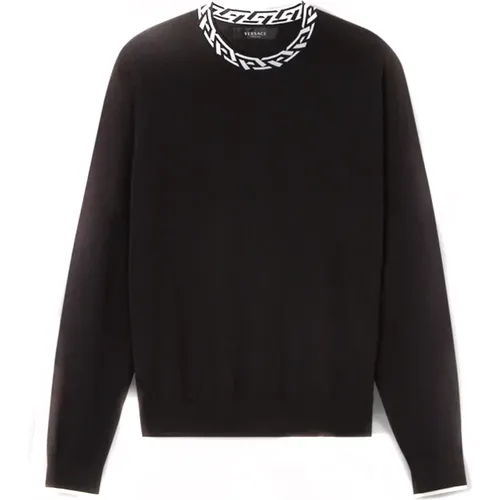 Stylish Sweaters , male, Sizes: L - Versace - Modalova