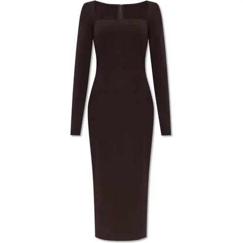 Dress with long sleeves , female, Sizes: L, 2XS, XS, S, M - Dolce & Gabbana - Modalova