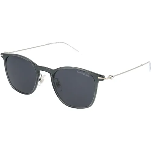 Stylish Sunglasses Mb0098S , male, Sizes: 49 MM - Montblanc - Modalova