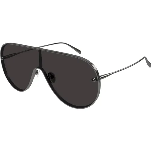 Stylische Sonnenbrille Am0481S Schwarz , unisex, Größe: ONE Size - alexander mcqueen - Modalova