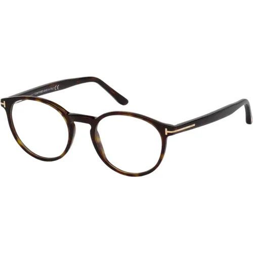Dunkel Havana Brillen Gestelle Sonnenbrille , unisex, Größe: 51 MM - Tom Ford - Modalova