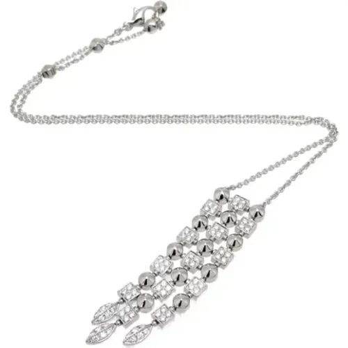 Pre-owned White Gold necklaces , female, Sizes: ONE SIZE - Bvlgari Vintage - Modalova