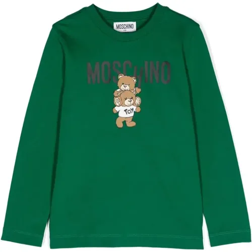 Langarm Toy Print T-shirt Moschino - Moschino - Modalova