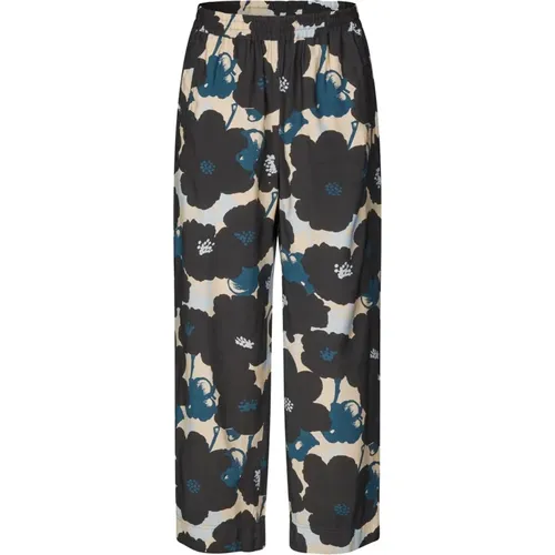 Floral Print Pants Moonlit Ocean , female, Sizes: S, 2XL, L, XS, XL, M - Masai - Modalova