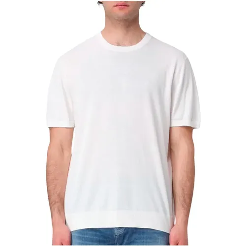 Weißer Casual Pullover Punt , Herren, Größe: XL - Emporio Armani - Modalova