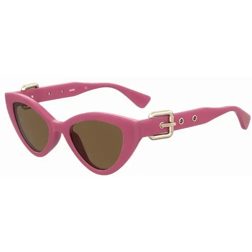 Trendige Sonnenbrille , Damen, Größe: 51 MM - Moschino - Modalova