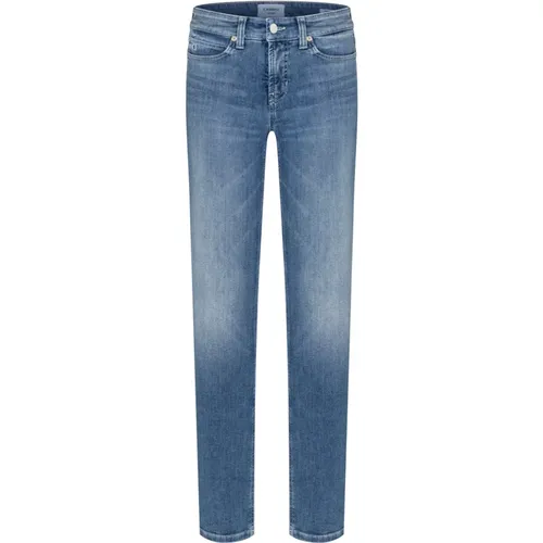 Smart Straight-Leg Jeans in Light Denim , female, Sizes: XL, 2XL, M, XS - CAMBIO - Modalova