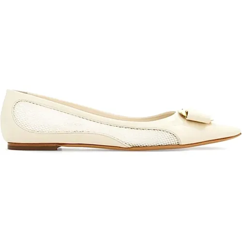 Elegante Ballettflats für Frauen , Damen, Größe: 37 1/2 EU - Salvatore Ferragamo - Modalova