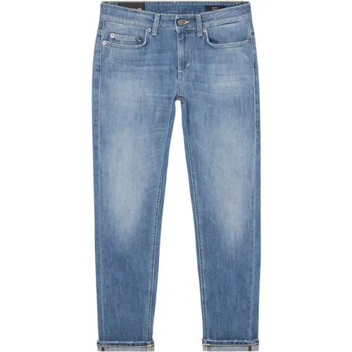 Skinny Fit Cropped Jeans , female, Sizes: W27, W30, W28, W26 - Dondup - Modalova