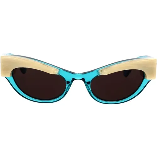 Stylische Sonnenbrille mit gewagtem Design , Damen, Größe: 52 MM - Gucci - Modalova