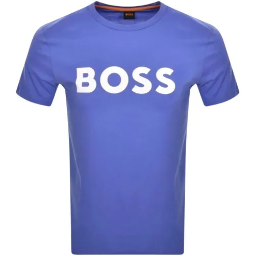 Herren Thinking T-Shirt , Herren, Größe: L - Hugo Boss - Modalova