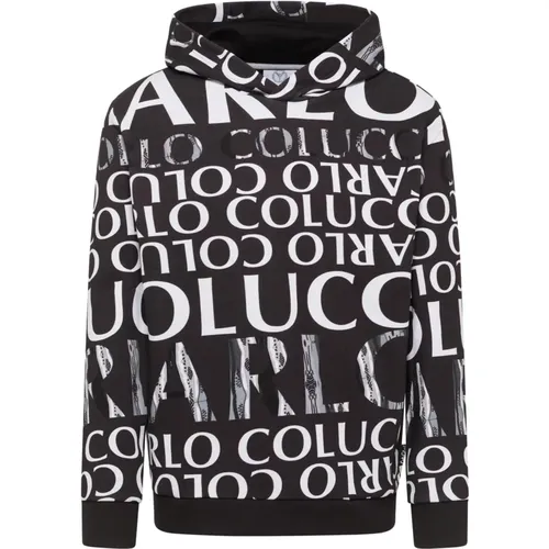 Urban Statement Hoodie - Friday , Herren, Größe: M - carlo colucci - Modalova