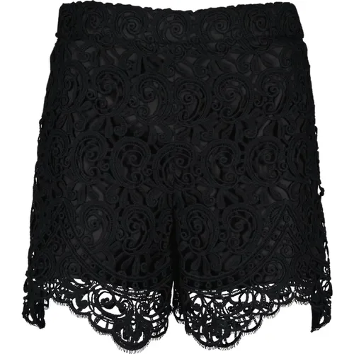 Lace Macramé Short Skirt , female, Sizes: L, M, XL - Burberry - Modalova