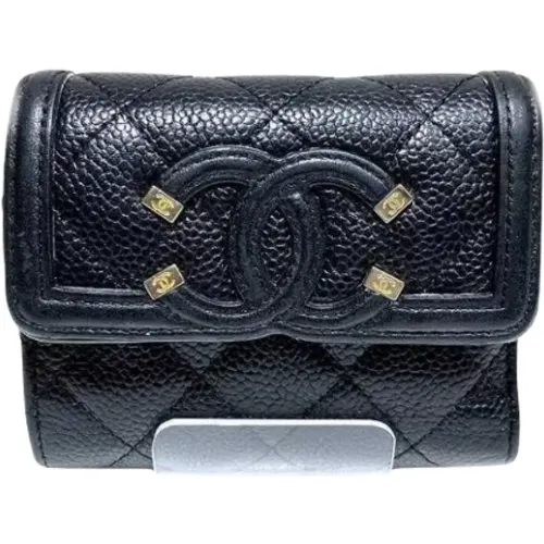 Pre-owned Leather wallets , female, Sizes: ONE SIZE - Chanel Vintage - Modalova