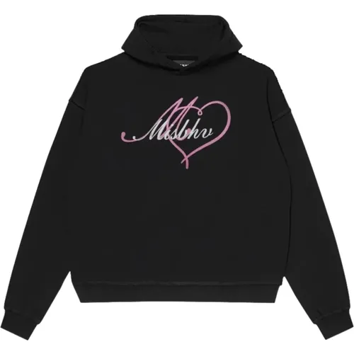 Glitter Graphic Hoodie , male, Sizes: L, XL - Misbhv - Modalova