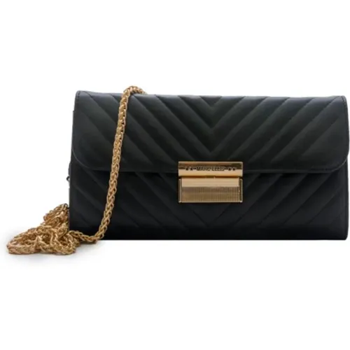 And Gold Leather Handbag Cherie SA , female, Sizes: ONE SIZE - Marc Ellis - Modalova