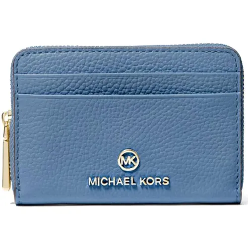 Französisch Blaue Münzkartenhülle,Wallets Cardholders,Münzkartenetui Stilvolle Brieftasche - Michael Kors - Modalova