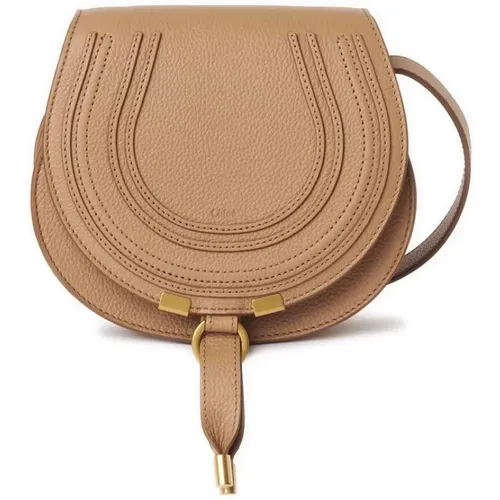 Leather Crossbody Bag , female, Sizes: ONE SIZE - Chloé - Modalova