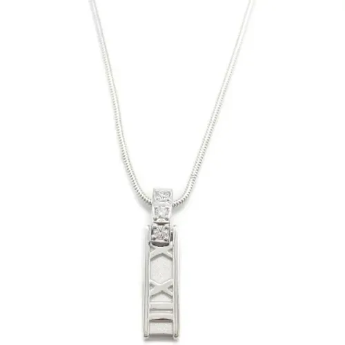 Pre-owned White Gold necklaces , female, Sizes: ONE SIZE - Tiffany & Co. Pre-owned - Modalova