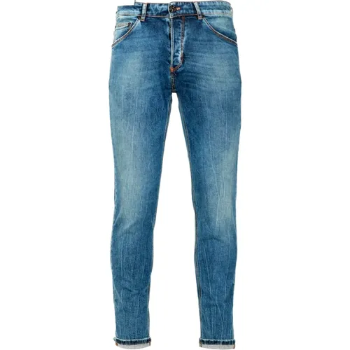 Helle Denim Tapered Fit Jeans , Herren, Größe: W30 - PT Torino - Modalova