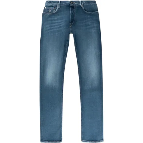 High-Waist 5-Pocket Jeans, moderner Stil , Herren, Größe: 4XL - Hand Picked - Modalova