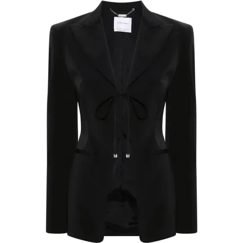 Schwarze Jacken für Frauen Ss24 - Blumarine - Modalova