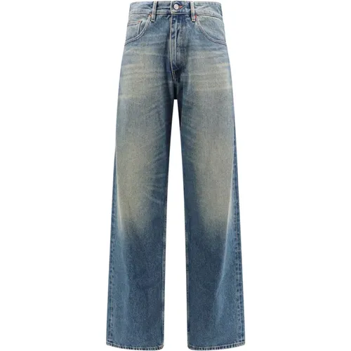 Wide Leg Jeans Aw24 , male, Sizes: W32, W31 - MM6 Maison Margiela - Modalova