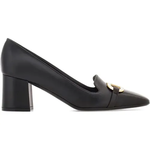 Schwarze Gancini Pumps , Damen, Größe: 35 1/2 EU - Salvatore Ferragamo - Modalova