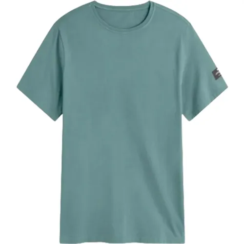 Vent T-Shirt in Grünem Wasser , Herren, Größe: S - Ecoalf - Modalova