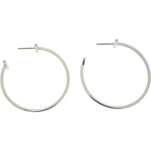 Pre-owned Silver earrings , female, Sizes: ONE SIZE - Tiffany & Co. Pre-owned - Modalova