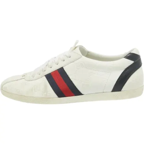 Pre-owned Leather sneakers , female, Sizes: 5 UK - Gucci Vintage - Modalova