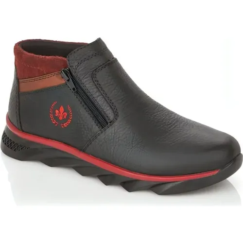 Casual Closed Booties , male, Sizes: 8 UK, 9 UK, 11 UK, 7 UK, 10 UK, 6 UK - Rieker - Modalova