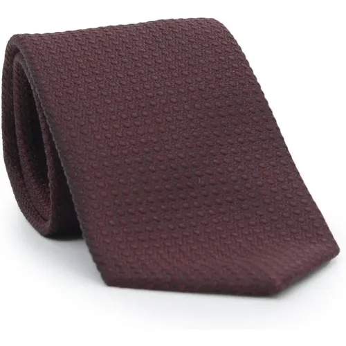 Polka Dot Tie in Bordeaux Color , male, Sizes: ONE SIZE - Tom Ford - Modalova