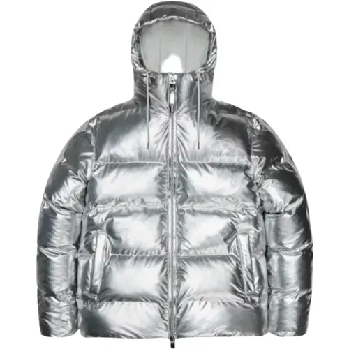 Waterproof Winter Puffer Jacket , female, Sizes: S - Rains - Modalova