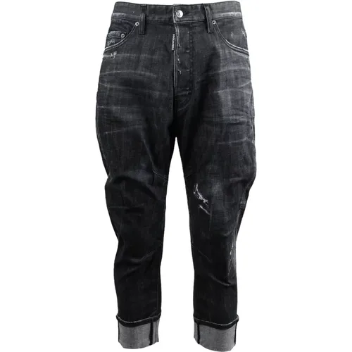 Cropped Trousers , male, Sizes: XS - Dsquared2 - Modalova