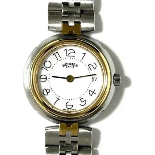 Pre-owned Stainless Steel watches , female, Sizes: ONE SIZE - Hermès Vintage - Modalova