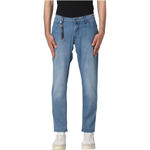 Slim-fit Jeans , male, Sizes: W32, W34, W38, W35 - Incotex - Modalova