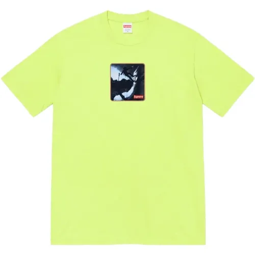 Neon Grünes Skater Shadow Tee , Herren, Größe: M - Supreme - Modalova