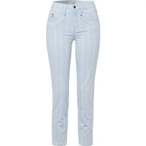 Moderne Skinny Fit Jeans mit Streifen , Damen, Größe: L - BRAX - Modalova