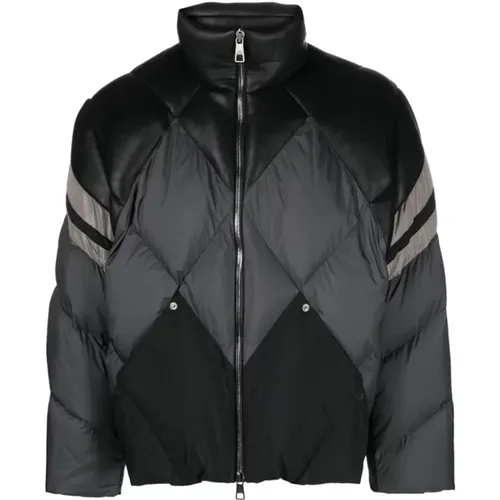 Moderne Schwarze Bomberjacke - Neil Barrett - Modalova