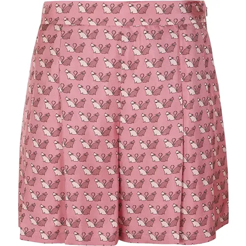 Fantasia Seiden Shorts , Damen, Größe: S - Max Mara Studio - Modalova