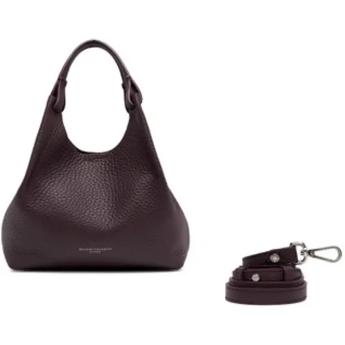 Braune Leder Ring Henkeltasche - Gianni Chiarini - Modalova